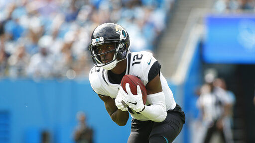 Jacksonville Jaguars wide receiver Dede Westbrook (OU)